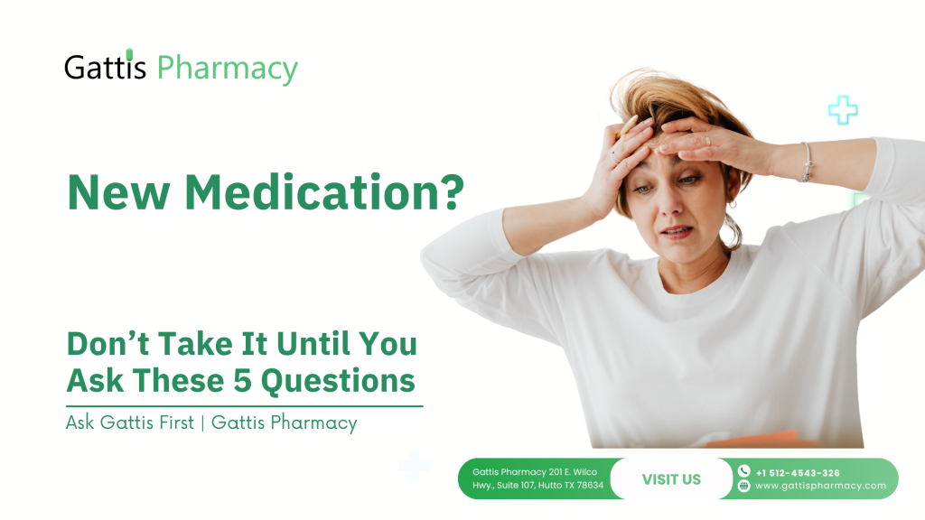 Woman in her 40's confused on how to start a new medication