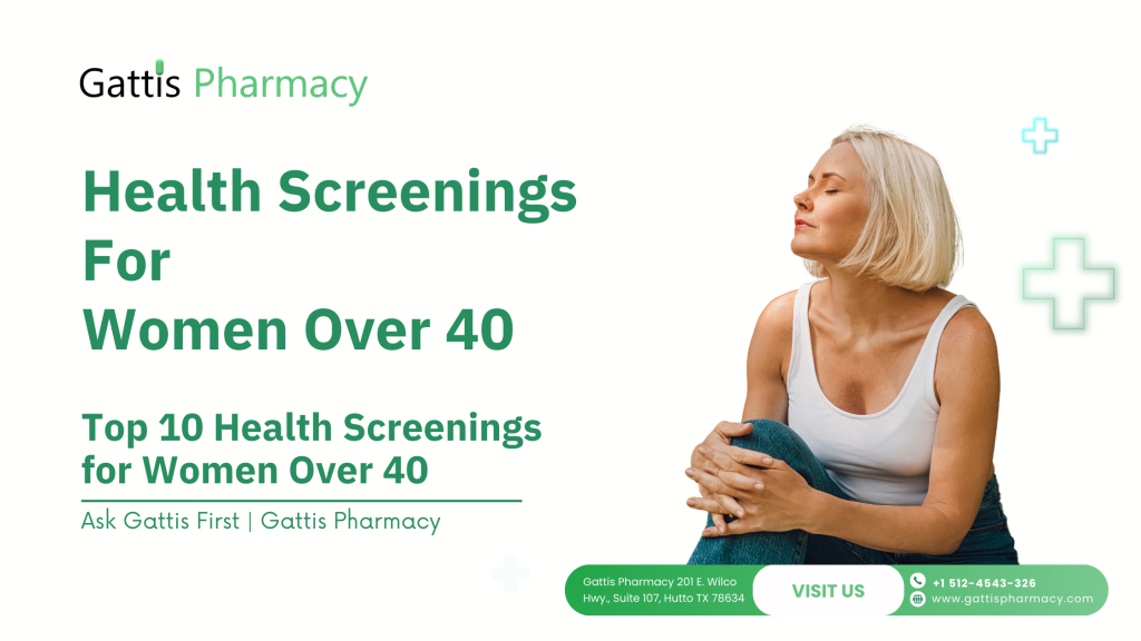 Health screenings for women over 40